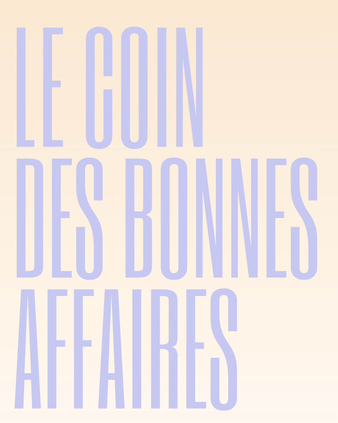 Le Coin  des Bonnes Affaires