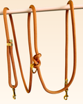 Multi-position rope dog leash – Capucine model