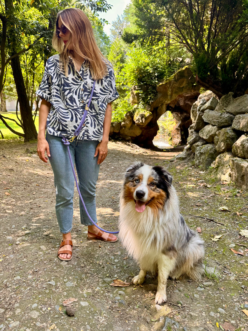 Laisse multi-positions Anémone