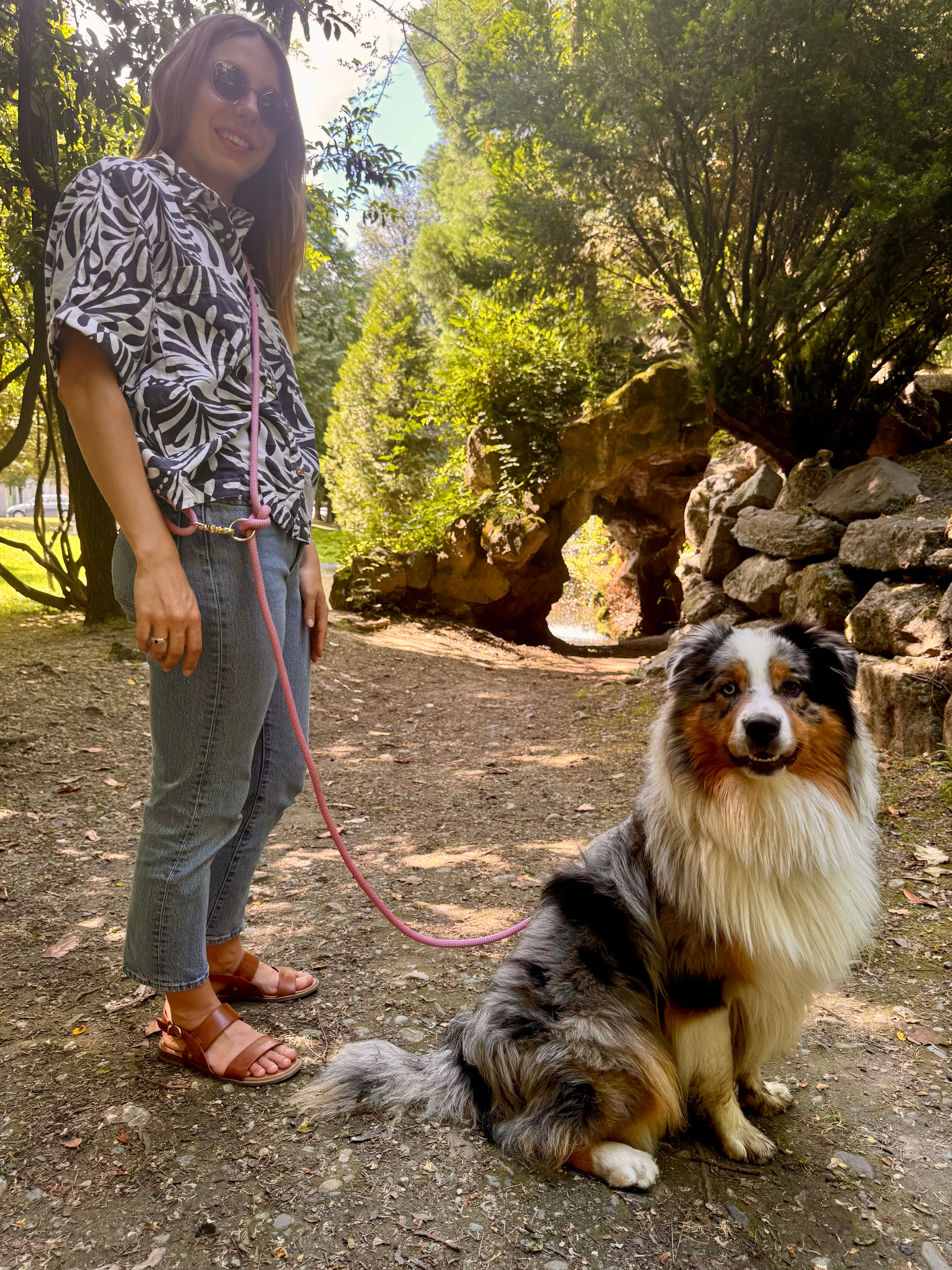 Laisse multi-positions Pivoine