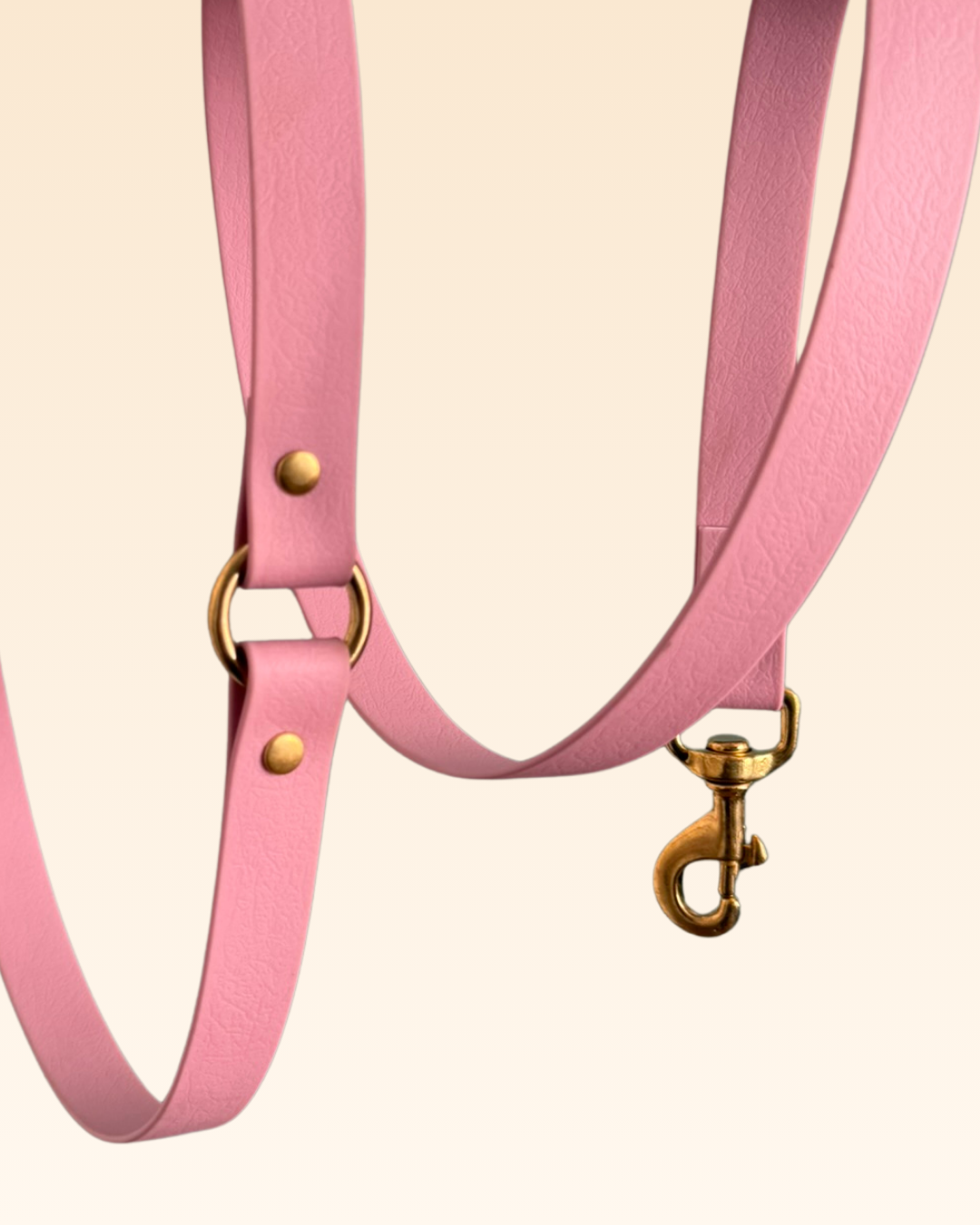 laisse sangle multi-positions rose 